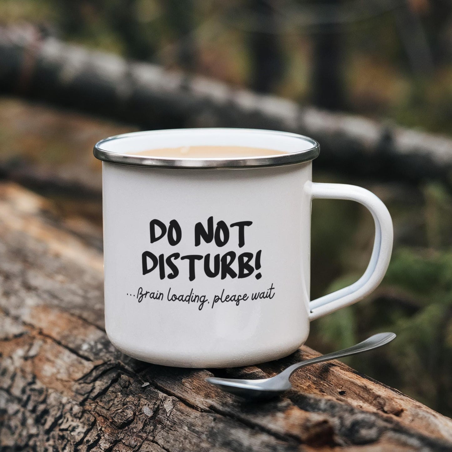 Do not disturb! Brain Loading, Please Wait Stainless Steel Camping Mug,