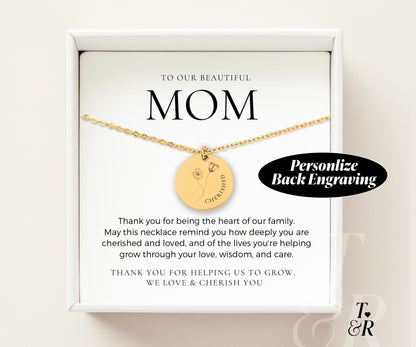 Mum Gift, Mum's Birthday Gift, Present For Mom, Mothers Day Gift, Mum Gift, Thank You, Personalized Jewelry, Unique Mother's Day