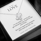Love Knot Necklace, Heartfelt Gift for Her, Love You Jewelry, Ideal for Birthdays and Special Occasions