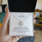 Love Knot Necklace, Romantic Gift for Her, Love You Jewelry, Perfect Birthday or Anniversary Present
