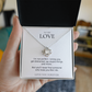 Love Knot Necklace, Heartfelt Gift for Her, Love You Jewelry, Ideal for Birthdays and Special Occasions
