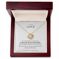 Love Knot Necklace, Romantic Gift for Her, Love You Jewelry, Perfect Birthday or Anniversary Present