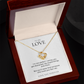 Love Knot Necklace, Heartfelt Gift for Her, Love You Jewelry, Ideal for Birthdays and Special Occasions