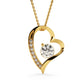 Forever Love Necklace -  Heartfelt Gift for Her, Love You Jewelry, Ideal for Birthdays and Special Occasions