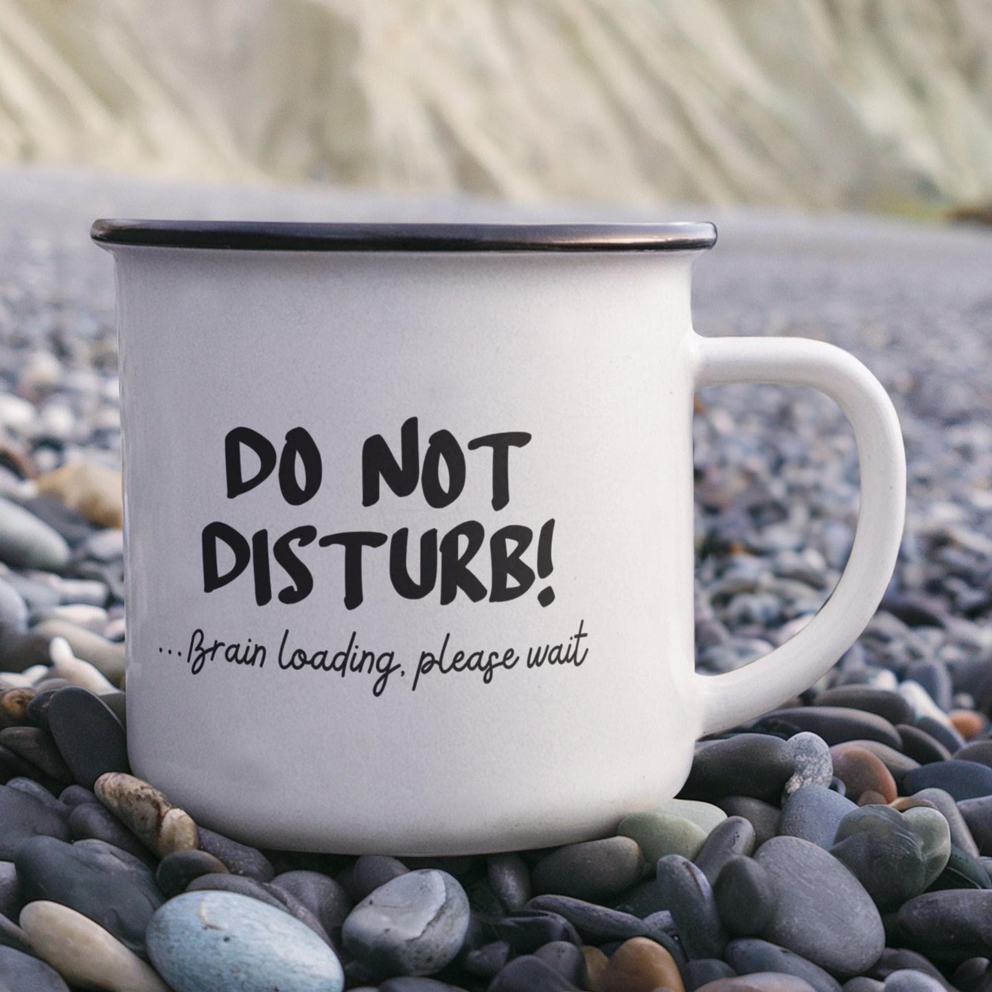 Do not disturb! Brain Loading, Please Wait  Stainless Steel Camping Mug,