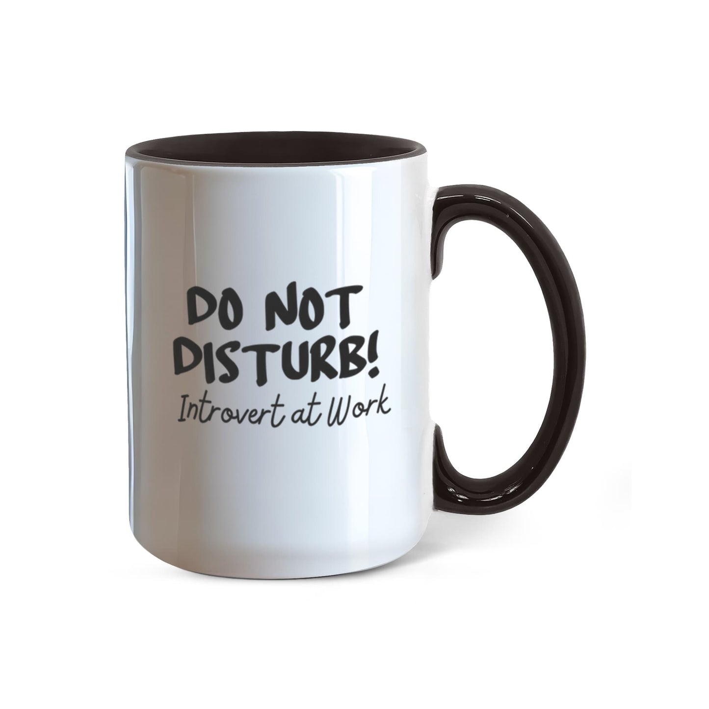 Do not disturb! Introvert at Work! 11 oz durable ceramic mug