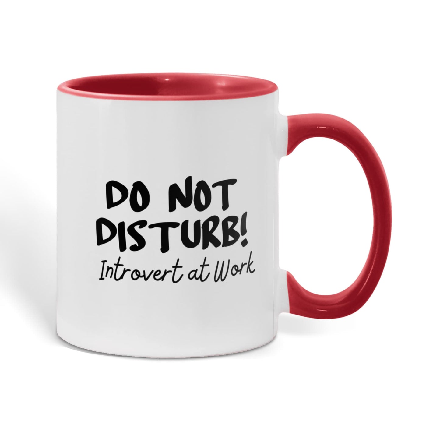 Do not disturb! Introvert at Work! 11 oz durable ceramic mug