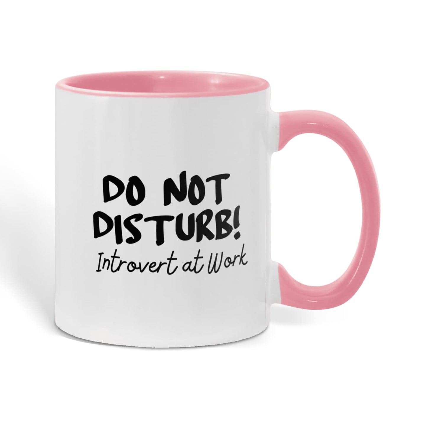 Do not disturb! Introvert at Work! 11 oz durable ceramic mug