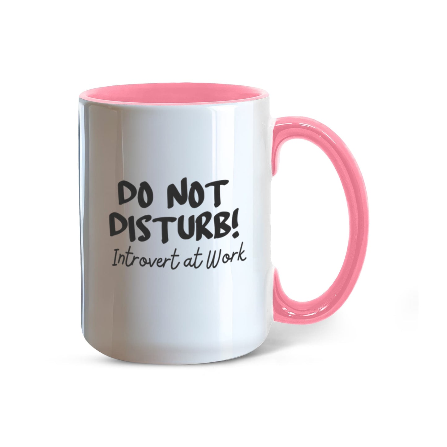 Do not disturb! Introvert at Work! 11 oz durable ceramic mug
