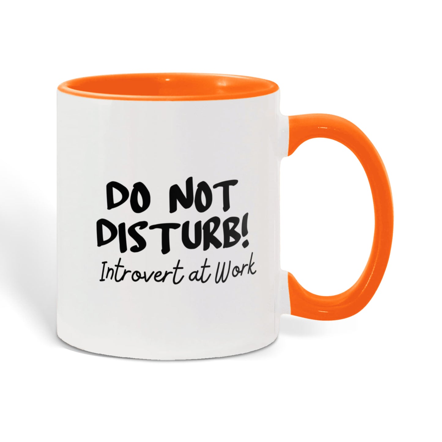 Do not disturb! Introvert at Work! 11 oz durable ceramic mug