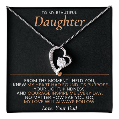 Forever Love Necklace with On Demand Message Card