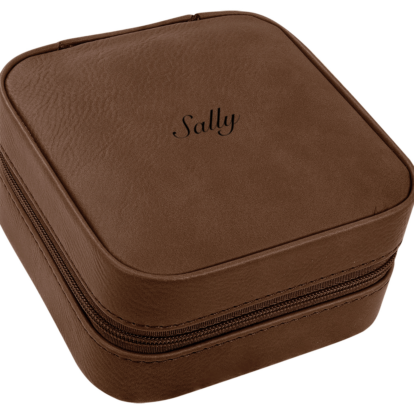 Premium PU Leather Jewelry Organizer 4" x 4"