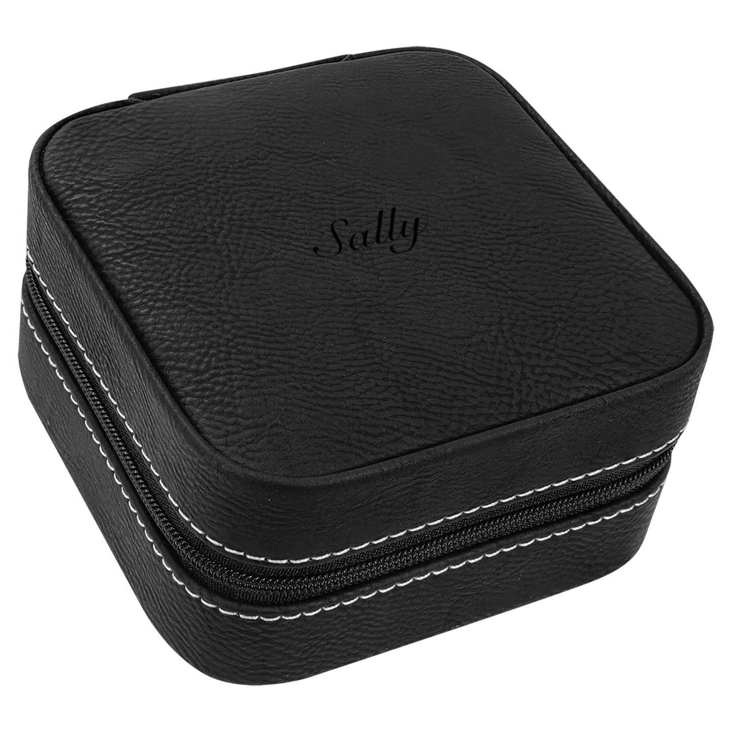 Premium PU Leather Jewelry Organizer 4" x 4"