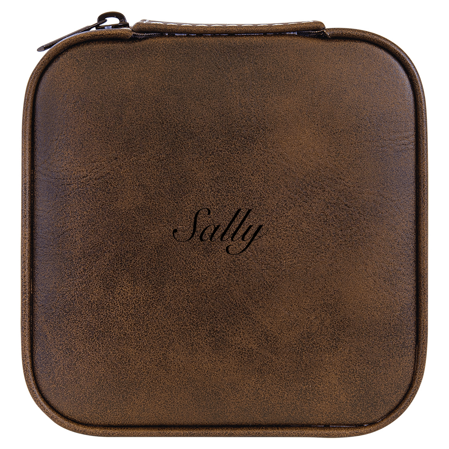 Premium PU Leather Jewelry Organizer 4" x 4"